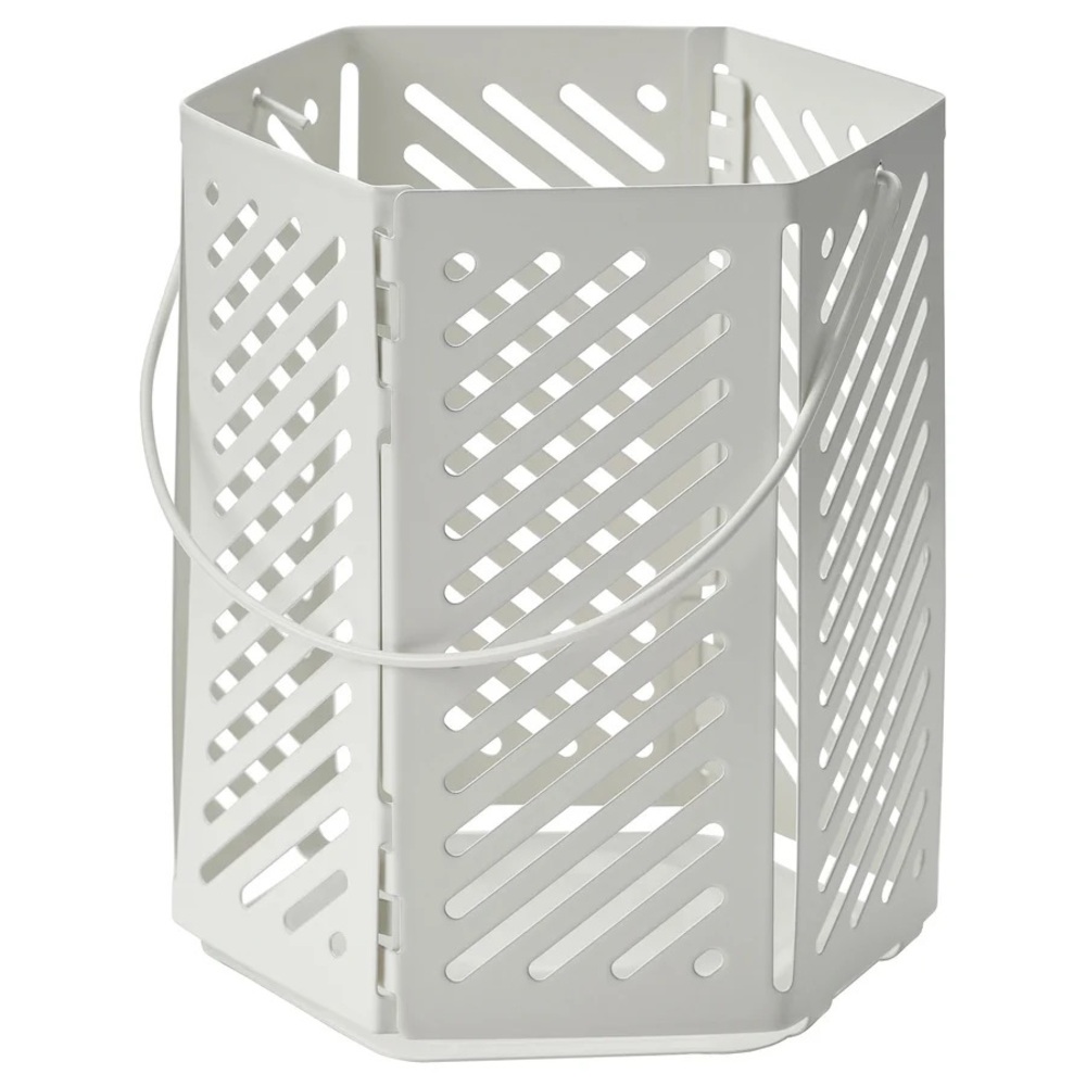 4 Hexagonal Metal Lanterns Set - Picture 5 of 8